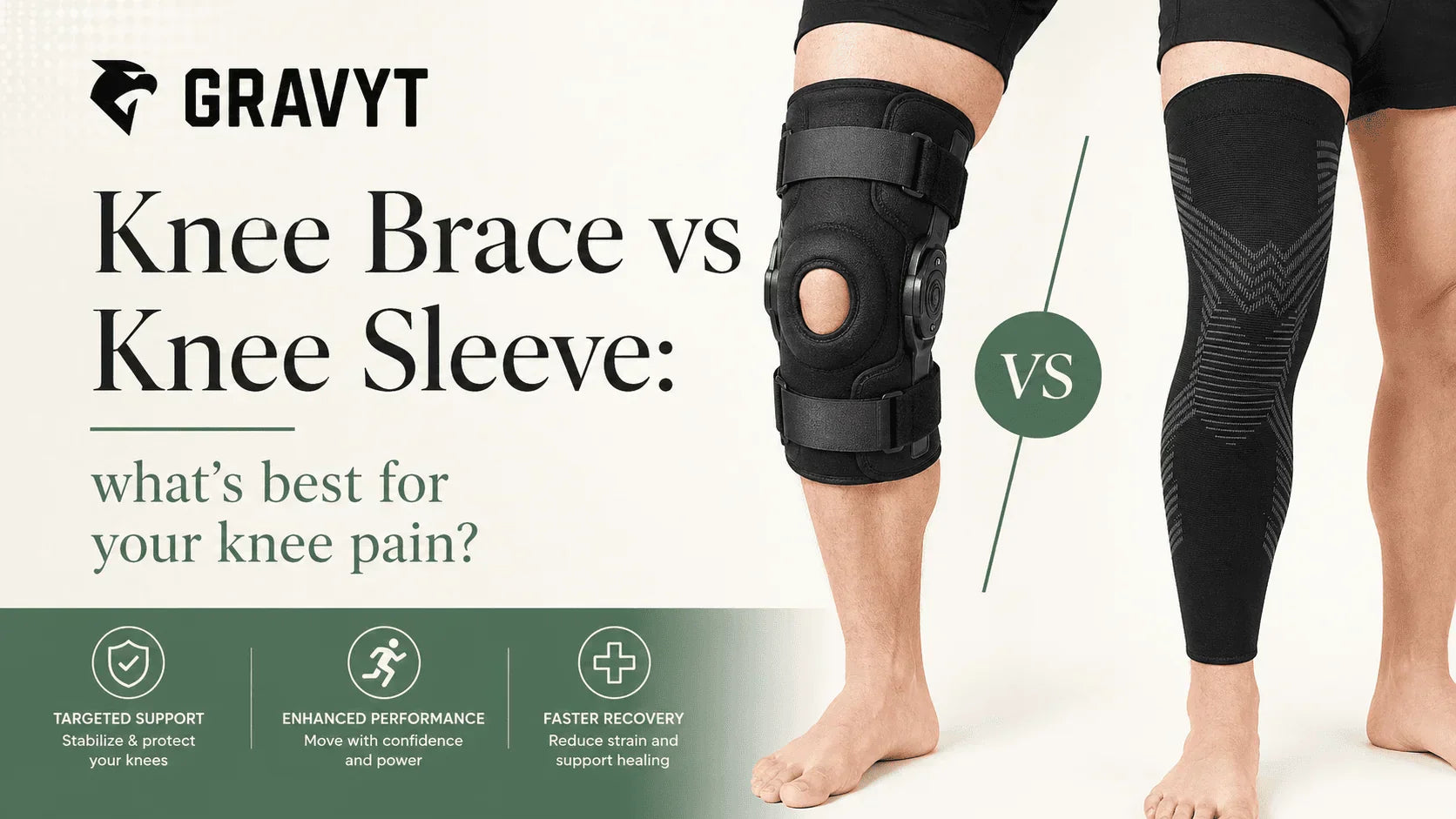 Knee Brace vs Knee Sleeve: what’s best for your knee pain? Image