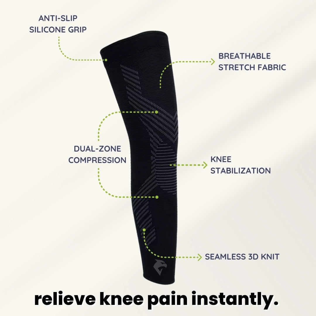 GRAVYT Knee Compression Sleeve — Targeted Support for Pain Relief