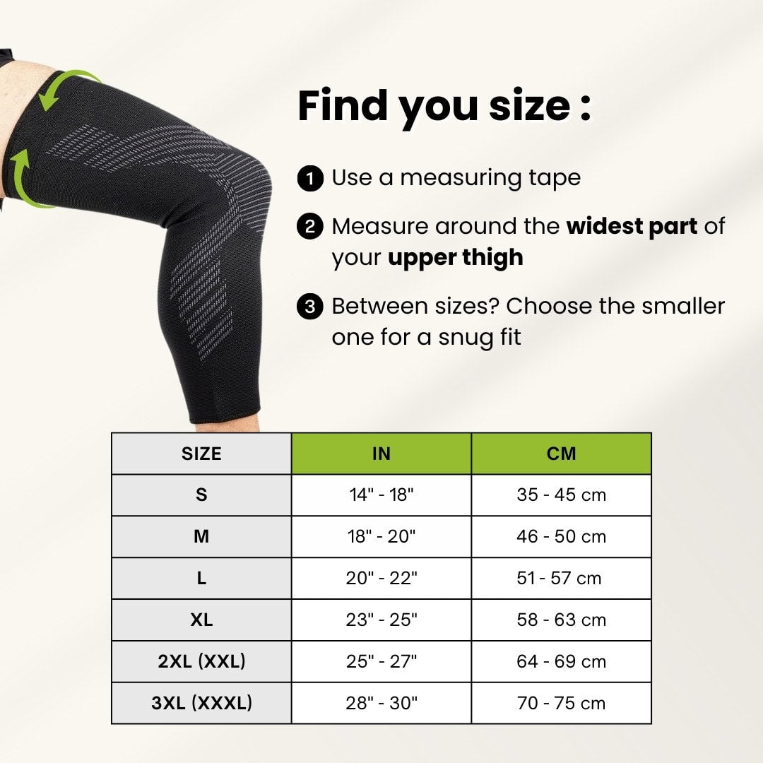 GRAVYT Knee Compression Sleeve — Targeted Support for Pain Relief