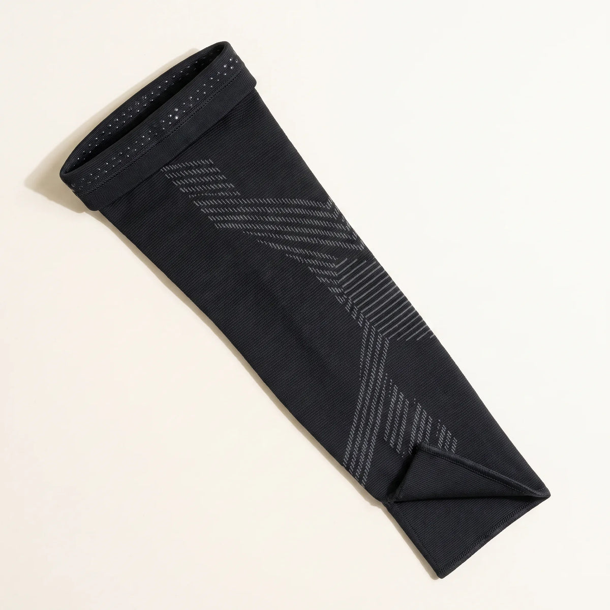 Inside of the thigh band showing the silicone grip dots — TORVELL knee sleeve